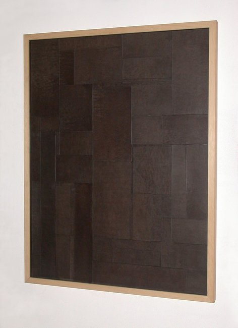 Sans titre, 2007, papier de soie teinté sur carton, 55,5/73 cm