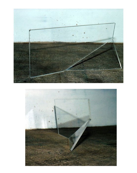 Projet, plexiglass, 300/150/2 cm