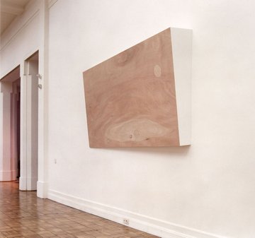Fragile, 1998, Musée des Beaux-Arts de Tourcoing (Sans titre, 1998, contreplaqué, 300/150 cm)